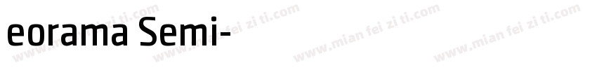 eorama Semi字体转换